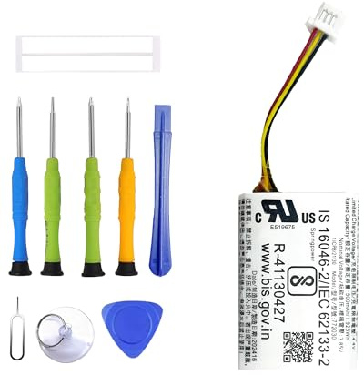 ERYNK 772030 Replacement Battery Compatible with Sony WF-1000XM5 Headphones Replacement Battery with Tool Kit