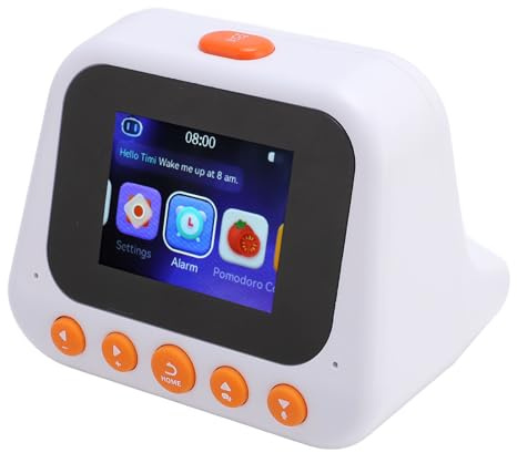 Bewinner AI Intelligent Learning Robot Zeitmanager-Erinnerung mit Sprachübersetzung Früherziehungsmaschine für, 2-in-1-Smart-Uhr mit Fragen und Antworten, Countdown, HiFi-Lautsprecher,