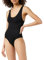 FM London Damen Firm Control Shapewear Formender Body,Schwarz (Black 01),42-44