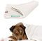 Doctor Bark | kuschelige Hundedecke waschbar bis 95°C, hygienische, weiche Fleecedecke für Sofa und Hundebett, Flauschige Haustierdecke - Made in Germany (L - 120x90 cm/Hellbeige)
