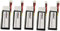 ZYGY 5PCS 3.7V 350mah Lithium Batterie für UDI U818A WiFi FPV U845A U945 WiFi RC Quadcopter Drone