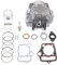 WOOSTAR 52.4mm Komplette Zylinderkopf 66mm Ventile mit Kolben und Dichtungen Ersatz für 4 Takt Chinesisches Taotao Coolster 110ccm Motor ATV Go Kart Dirtbike