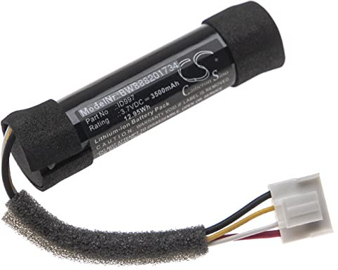 vhbw Akku kompatibel mit Harman/Kardon HKOS6BLKSG, HKOS6GRYSG Lautsprecher Boxen Speaker (3500mAh, 3,7V, Li-Ion)