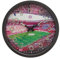 FC Bayern München Wanduhr | Allianz Arena Glow | Zahlen & Zeiger leuchten im Dunkeln
