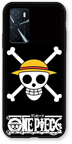 Cokitec Schutzhülle für Oppo A16 / A16S, One Piece Totenkopf-Motiv, TPU-Material, Stoßdämpfend, Mehrfarbig