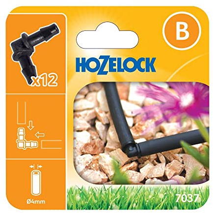 Hozelock Ltd Ellenbogen 4 mm, 12 Stück