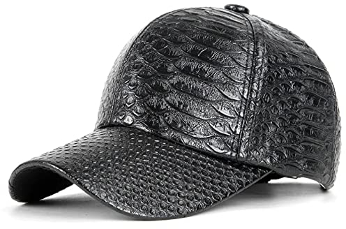 Baseballmütze Mode Hochwertige Schlange Baseball Caps für Männer Frauen Solid Black Cap Casual Snapback Sport und Freizeit Reisen Wanderkappe Geschenke
