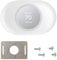 Nest Thermostat Wall Plate Nest Wall Thermostat Trim Kit Compatible with Google Programmable WiFi Thermostat GA01837-US - White