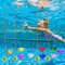 Encuryna Tauchspielzeug für Kinder - Pool Spielzeug Set mit Tauchbogen, Tauchringe - Wasserspielzeug für Outdoor Schwimmbad - Poolparty Geschenk für Jungen und Mädchen