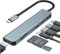 Avigers USB C Hub, 7-in-1 USB c to HDMI Adapter with 4K HDMI, 100W PD, USB 3.0, USB 2.0, USB-C Data Port, SD&TF Card Reader, Type-C Multi Adapter for MacBook Air/Pro,iPad Pro,Huawei,Dell,Samsung etc