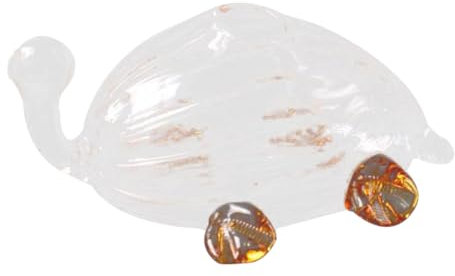 Angoily Pot De Fleurs en Verre À Arrosage Automatique en Forme De Tortue Absorption Deau Niveau Deau Facile À Observer