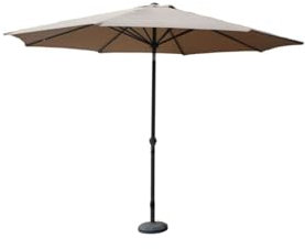 iD for You Parasol TILT Rond Diamètre 3 m Inclinable Taupe