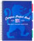 Oxford Campus A4 Project Notebook with Dividers, Wirebound, 8 mm Lined with Margin, 200 pages, Pack of 1, Optik Paper+, Blue