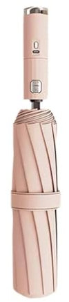 ZOUBAOQ Parapluie 3 en 1 avec ventilateur et brumisateur, parapluie portable avec protection UV, ventilateur de protection solaire, brumisateur avec parapluie, rose, 1 pièce