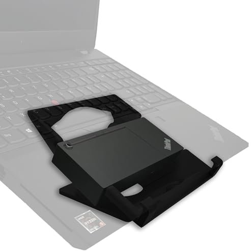 R-Satz Shop Laptop Docking Station Ständer passend für Lenovo ThinkPad Universal USB-C Dock, Lenovo L15 L590 UVM. Notebook, Halterung Erhöhung Schreibtisch, Belüftet Kühlung Befestigung - Made by