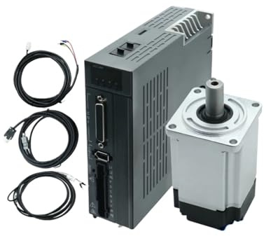 Servo Motor 400w 600w 750w 1000w Servo Driver 17bit Absolute Encoder AB feedback AC 220V 1.3N 1.9n 2.4n 4Nm For CNC Engraver(400W)