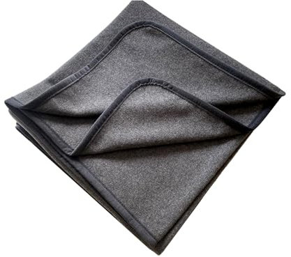 Alpull kashmirfilt i grå, lyxig filt för sommar, elegant design (140 x 220 cm)