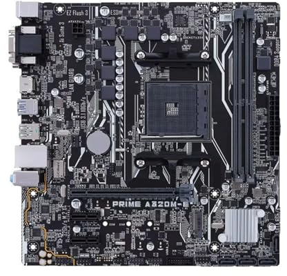 Placa Base Prime A320M-E Compatible con Ryzen 5 5600 Ryzen 7 5700X3D DDR4 3200+(OC) NVME M.2 PCIe 3,0 AM4 Placa Base MATX For ASUS, Partes