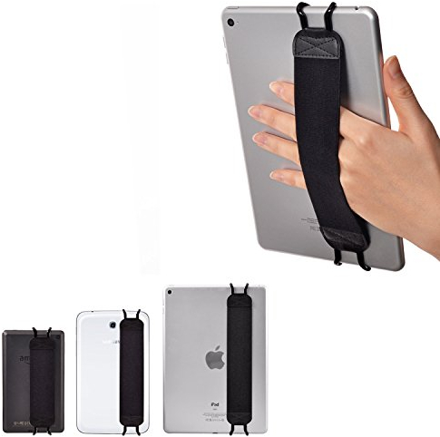 TFY Security Hand Strap Holder for Tablets, iPad, e-Readers - iPad Pro 11, 10.5, iPad 9 & 10th gen, iPad Air 5, iPad Mini 6 - Samsung Galaxy Tab - Google Nexus and More