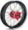 TARAZON 17x4,25 Supermoto Hinterradfelge Radsatz Rad Felge wheel Radnabe hinten Rot Set für Honda CR125R CR250R CRF 250 450 R X