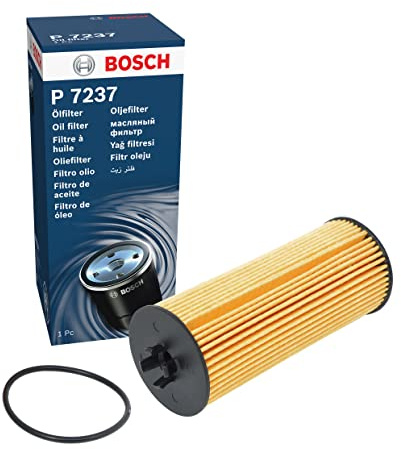 Bosch P7237 Car Oil Filter - Replacement Filter | Separates Soot and Metal Particles from Engine Oil - Provides Reliable Engine Lubrication