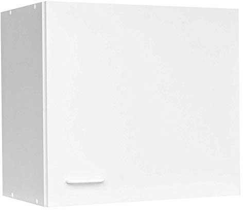 nicht zutreffend Hängeschrank Küche - 60 cm breit - Weiß - 1 Tür - Küchenschrank Oberschrank Einbauküchenschrank