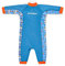 Swimbest Warmsuit - Fleece Lined Warm Baby Swimming Costume with 50+ UV Protection - All at Sea, 0-3 Months