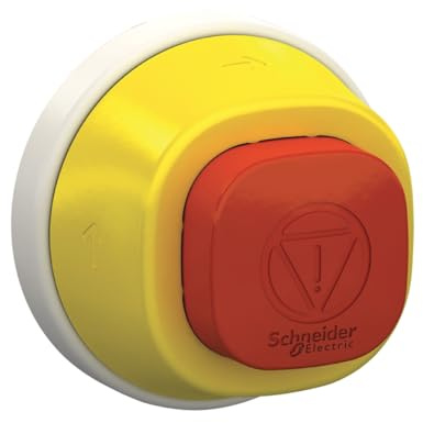 Schneider Electric ZB5 Tafelmontage Not-Aus-Schalter, 24V ac/dc, Rundform, Rot beleuchtet Ø 22mm, 40mm, x 60mm, x