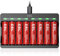 EBL 8pcs Piles Rechargeables AA 1,5V Puissants, avec Chargeur de Piles 8 Slots M7012 pour AA/AAA 1,5V Piles Rechargeables Li-ION