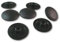 Lot de 100 capuchons pour six pans creux SW 3,4,5 mm en plastique (11,5 x 2,7 mm, SW5, noir)