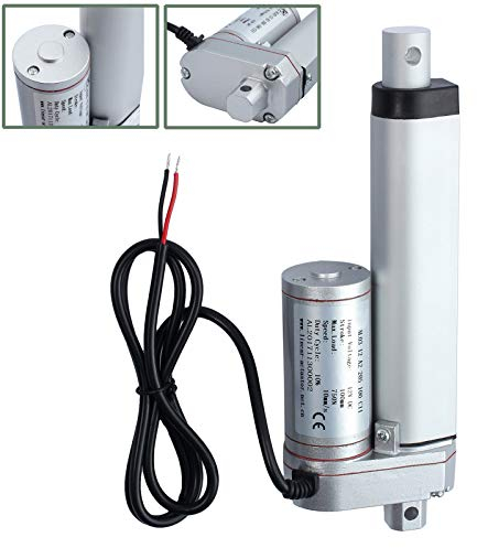EYPINS Linearmotor 12V, 100MM Linear Actuator 750N 160lbs Linearantrieb Linearmotor Verstellantrieb Stroke Length Antrieb Heavy Duty Toröffner für Elektrisch Motor DIY Auto Möbel Lifting Sofa