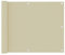 vidaXL Balkon Sichtschutz Bespannung Terrasse Windschutz Sonnenschutz Balkonbespannung Balkonverkleidung Creme 75x500cm Oxford-Gewebe