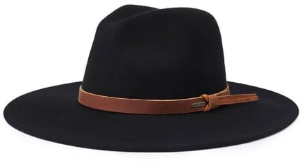 Brixton Damen Field Proper Mütze Sonnenhut, Schwarz, L