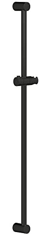 GROHE Tempesta Cosmopolitan 275222430 Barre de douche coulissante de 91,4 cm et support de pommeau de douche réglable, noir mat