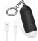 Brifit Personal Alarm for Women Elderly, 130dB Loud Personal Alarm Police Approved with LED Flashlight, Rechargeable Small Personal Panic & Rape Alarm Keyring for Students, Girls, Kids (Black)