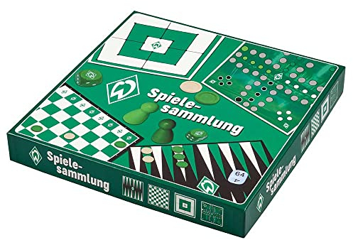 SV Werder Bremen Spielesammlung Backgammon Dame Mühle und Pachisi