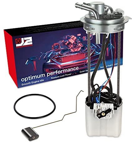 J2 Engineering J2-FPM-0086 Electric Fuel Pump Assembly Module Compatible with 2004-2006 Silverado/Sierra 3500 6.0L 8.1L Gas Cab & Chassis