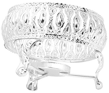 Cabilock Tea Warmer Teapot Holder Zinc Alloy Candle Stand Teapot Heating Base Tea Warmer for Desk Use