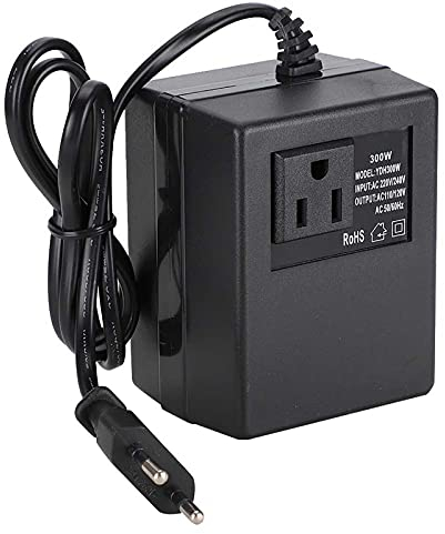 Adattatore per Spina,trasformatore 110v 220v Convertitore di Tensione del Tras,trasformatore 110v 220v formatore di Alimentazione 300 W CA 220 V a 110 V, Adattatore per Spina Europea, Adattatore