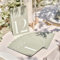 Tischnummern Hochzeit Zahlen-Aufsteller Schilder 1-12 aus Karton in salbei grün Botanical Eukalyptus Stil Tisch-Dekoration Sitzordnung Hochzeits-Deko Geburtstags-Feier Hochzeit Zubehör & Accessoires