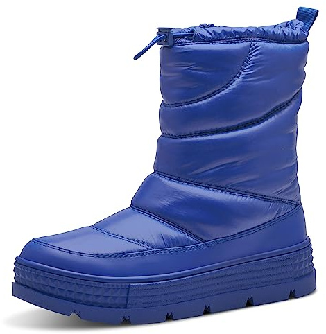 Tamaris Damen Boots Vegan Winter gefüttert; ROYAL/blau; 39 EU