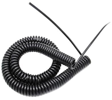 La primavera A spirale Cavo di alimentazione espandibile a 2 nuclei Cavo a spirale telescopico a molla nera 24AWG 20AWG 17AWG 14AWG 2,5 metri 5 metri 7,5 metri Retrattile Bobina (Size : Line length 2