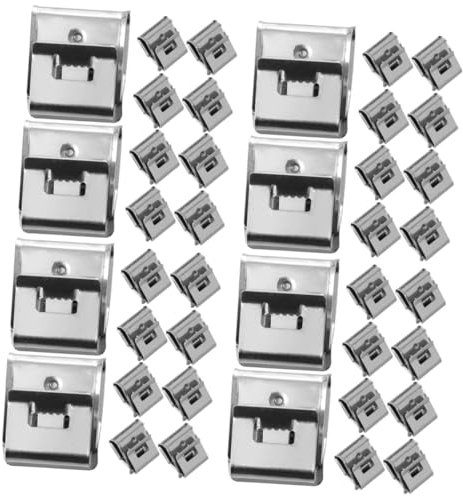 iplusmile 220 Stk Volt-Erdungsklemme Kabelklemmen für Solarkabel Kabelklemmen für Photovoltaiksysteme Kabelclips Rahmen Kabelklemmen für Solarpanels Kabelmanagement für PV-Module Metall