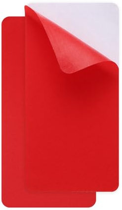 Sourcing Map 2pcs Self Adhesive Fabric Repair Patches, 10x20cm, Waterproof, for Down Jacket, Tent, Sleeping Bag, Car Seats (Red)