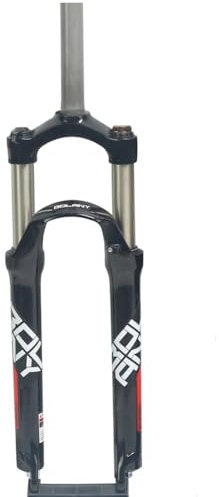 Hapihom Mountain Vordergabel, 24-Zoll-Aluminiumlegierung Mechanische Schultersteuerung, Mechanisch Verriegelbare Federgabel mit 100 mm Hub, Federgabel, Mountainbike-Gabel Schwarz