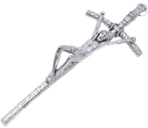 Muteitt Metall-kruzifix-wandkreuz, Katholische Metall-hängekreuze Jesus Christus Als Wanddekoration, Katholische Hängekreuz-wanddekoration