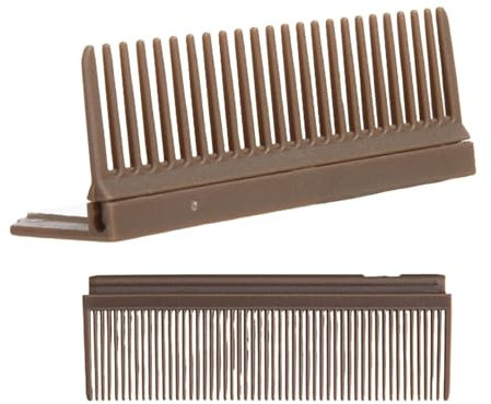 Accesorio De Peine De Hierro Plano | Accesorio De Peine Para Plancha De Pelo | Herramienta Perezosa Para Alisar El Cabello Con Diseño Dividido | Peine Alisador Fácil De Usar | Peine De Dientes Densos