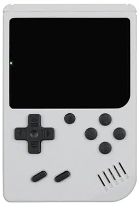 Mini Consola portátil Retro de Videojuegos con 400 Juegos de 8 bits Pantalla LCD a Color de 3,0 Pulgadas. (Blanca)
