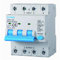 Interruttore magnetotermico differenziale salvavita, 3P+N, occupa 4 moduli DIN, 380V 415V, 16A C16, 30mA, 6KA 6000A, RCBO, classe A