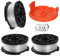 3 Pack Bobine Fil Coupe Bordure,Bobine Fil Coupe Bordure,Bobine de Fil de Rechange,Compatible avec Black et Decker AF-100 ST5530-GB GLC3630L20-GB STC1820PC-GB BESTA530-GB BESTA525-GB